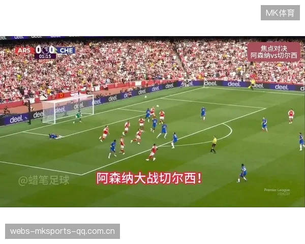 阿森纳中场组合连续传导形成完美裂口破门